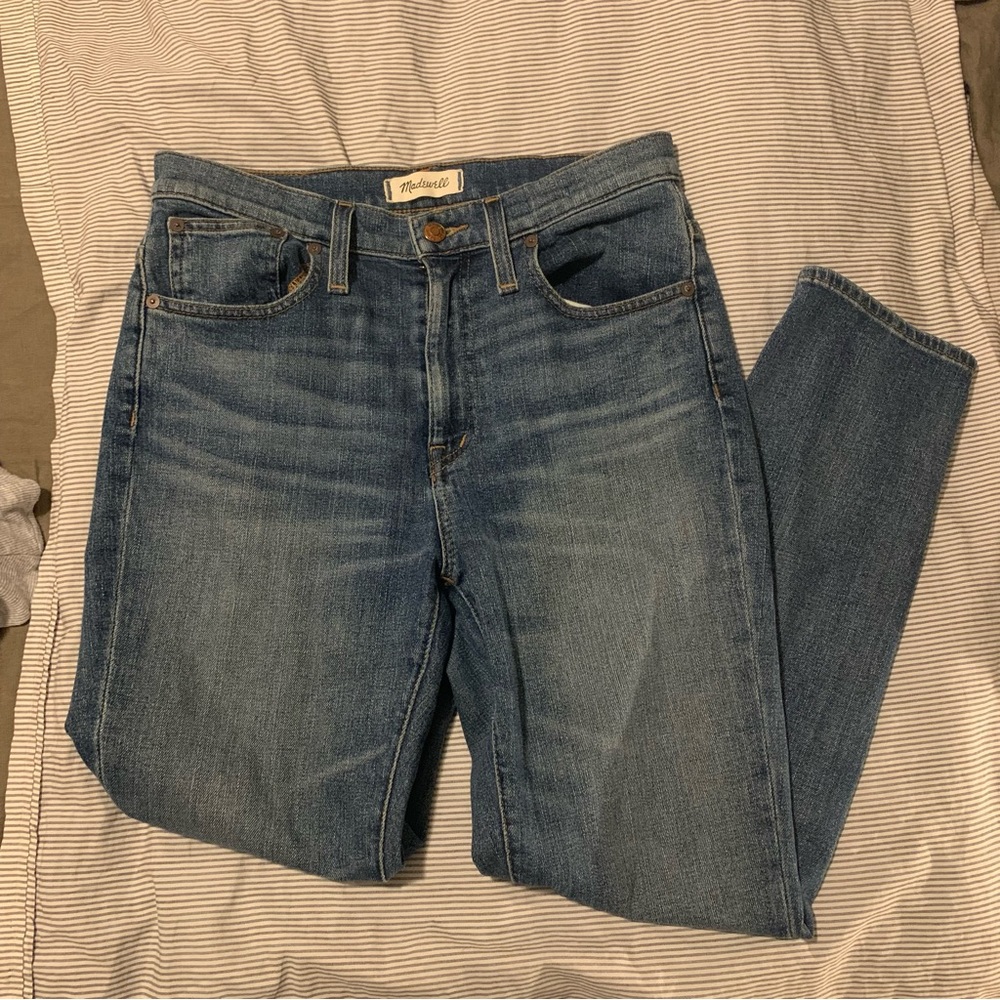 Madewell High rise slim boy jean